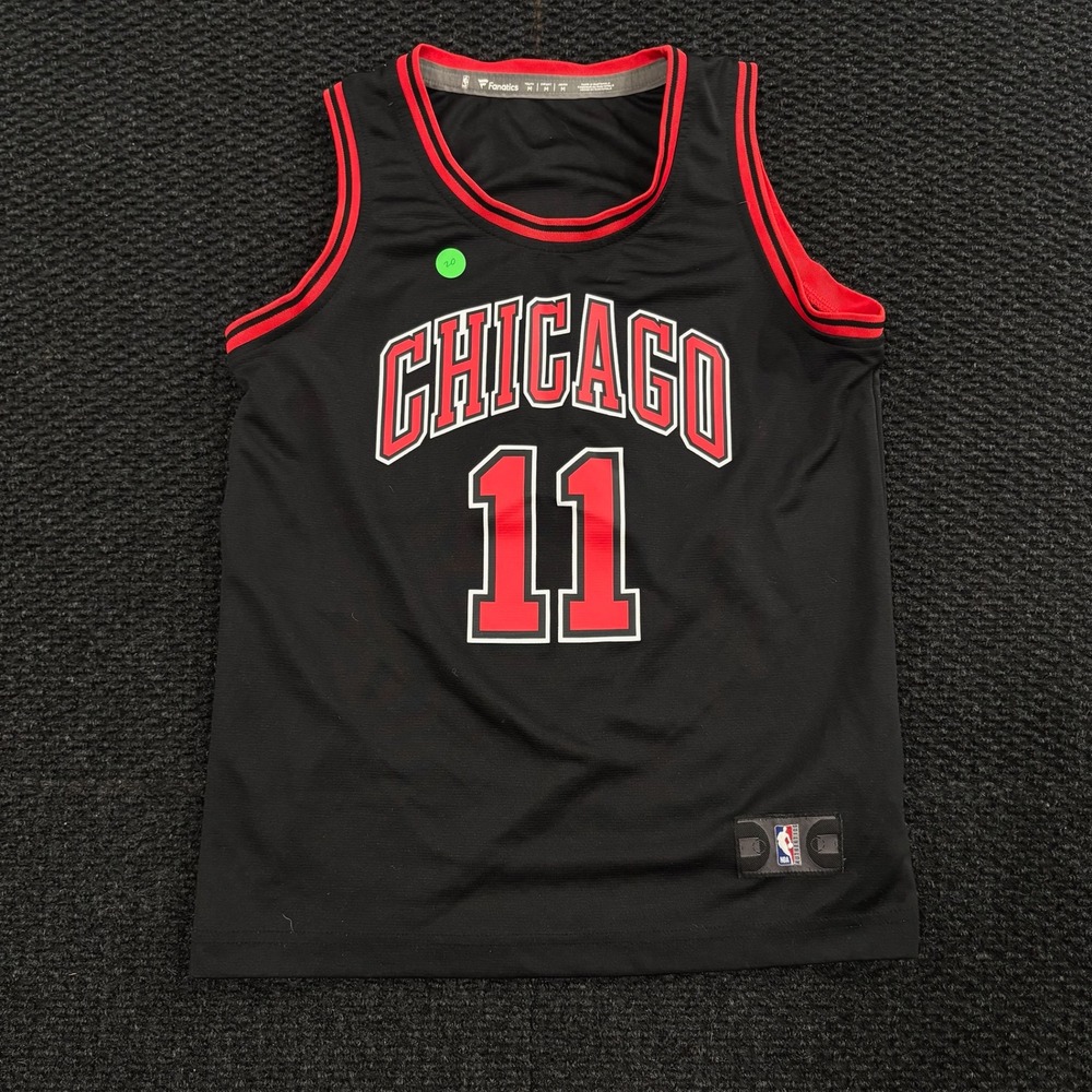 Youth Chicago Bulls DeRozan 11 Basketball‎ Jersey Black Red Size M Fanatics